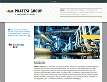 Tablet Screenshot of pratesigroup.com